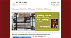 Desktop Screenshot of mainstreettitleva.com